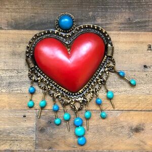 Mexican Heart HandCrafta 7.5” x 8”